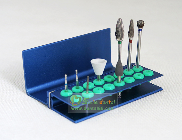 16 Hole Bur Stand with silicone ring